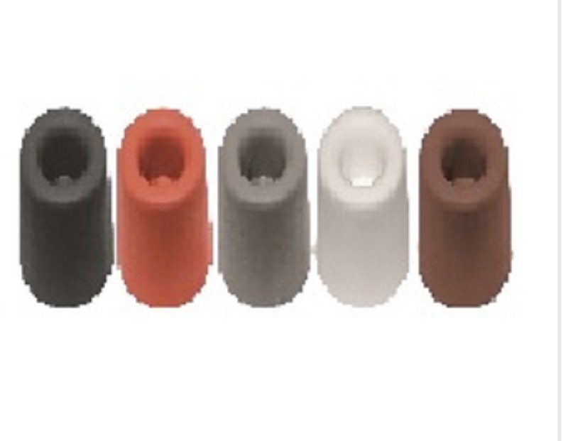 Deurbuffer Rubber Continent 30x35mm WIT
