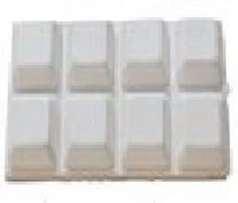 Stootdopjes vierkant 18x18 mm wit