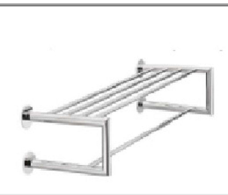 Handdoekrek 58x13.5x13 cm Dubb.Chroom