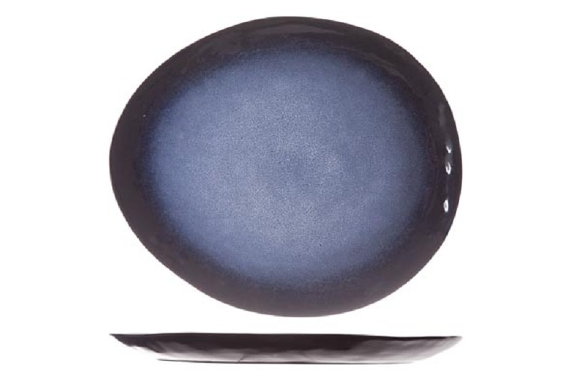 Sapphire Flat Plate 27.5X23CM Oval