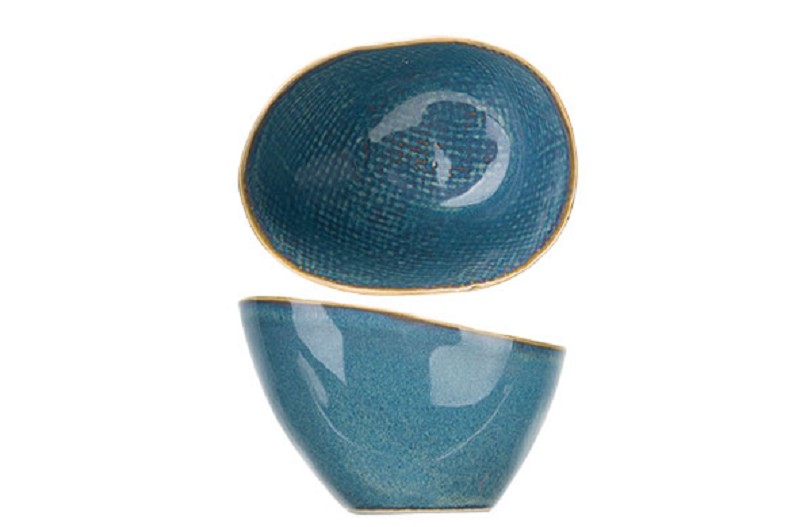 Aicha Blue Bowl 15 cm Oval