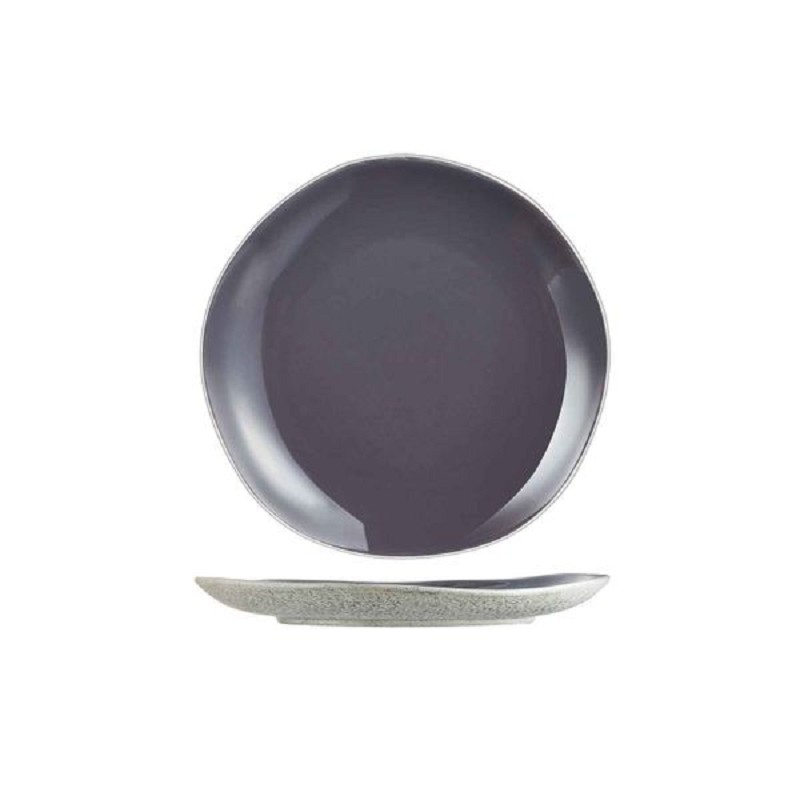 Rocaleo Dark Grey Plate 27.5cm Porcelain
