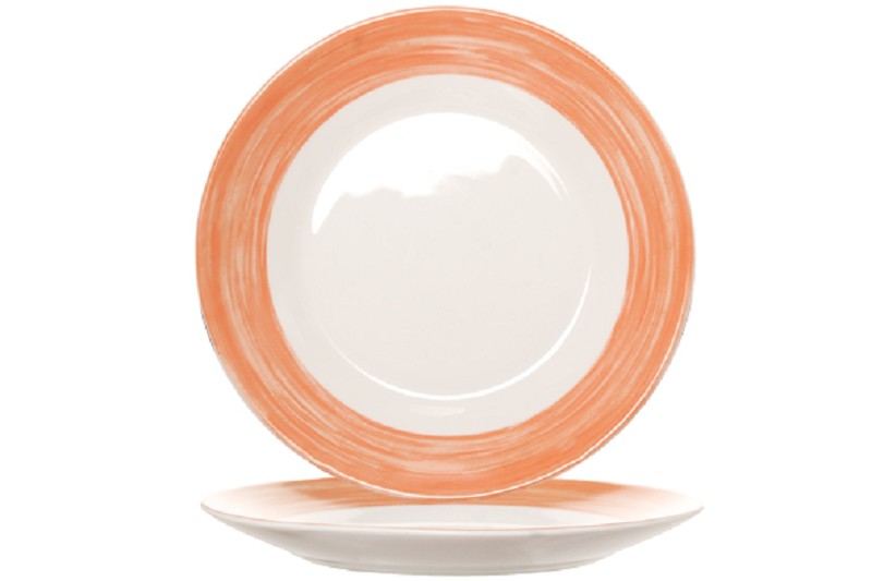 Arcopal Brush Dessert Plate 19.5cm Orange