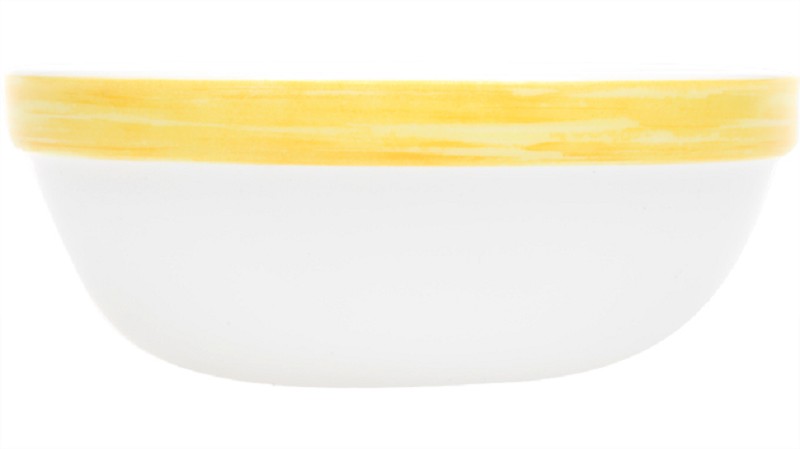 Arcopal Brush Dessert Bowl 12cm Yellow
