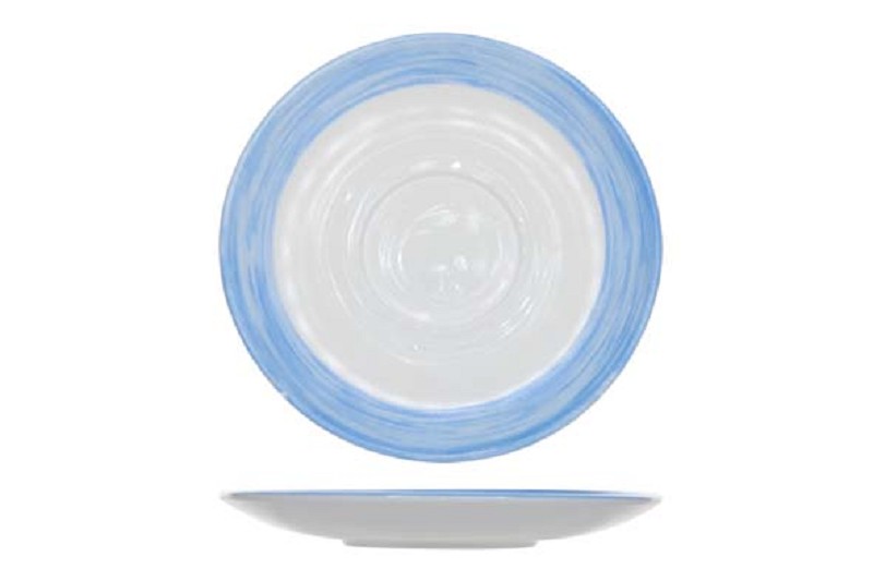 Arcopal Brush Saucer Blue 14cm