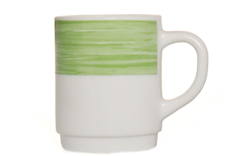 Arcopal Brush Cup 25cl w/Ear Green