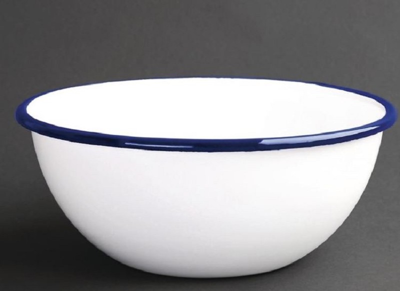 Enamel Pudding Bowl 15.5cm