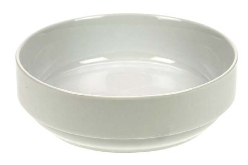 Salad Bowl 19cm Height 6cm White Porcelain
