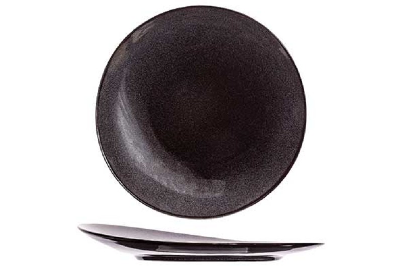Black Granite Dessert Plate 21cm