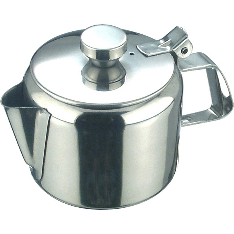Teapot 1.5L Stainless Steel with Hinged Lid