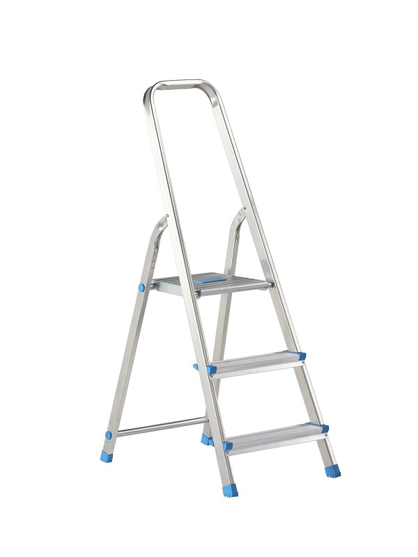 Household Step Stool 3 Steps Aluminum