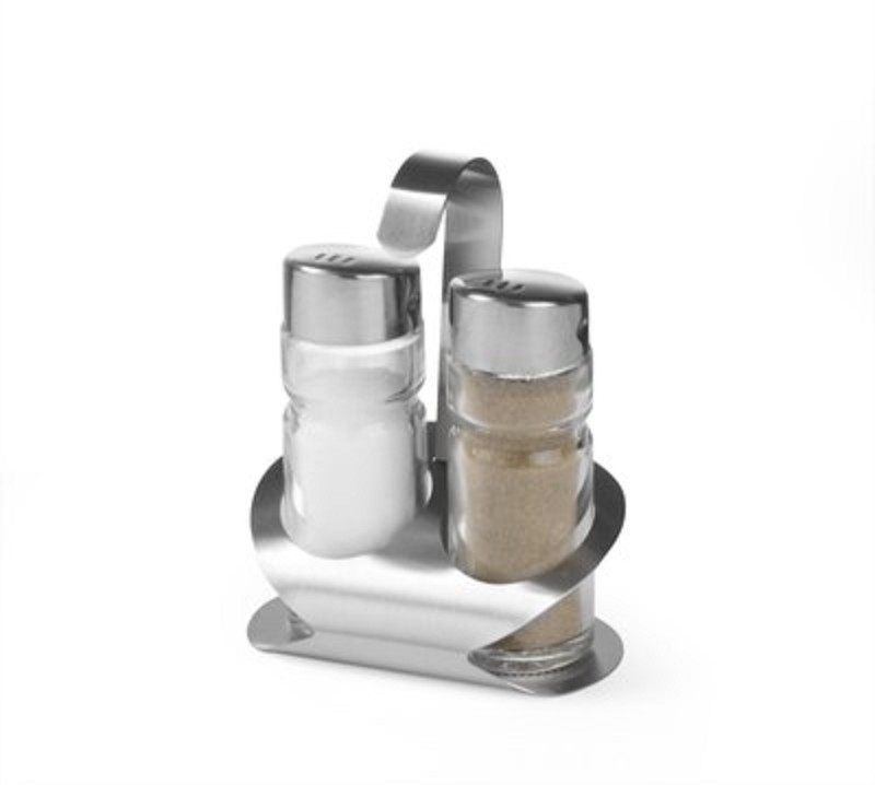 Salt and Pepper Set with Holder