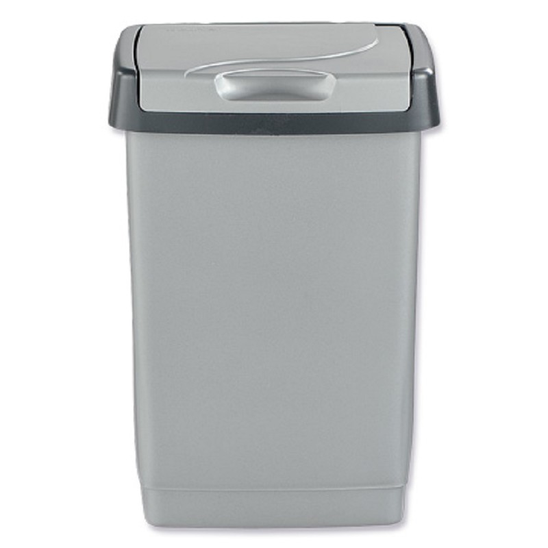 Curver 50L Flat-Lid Garbage Can