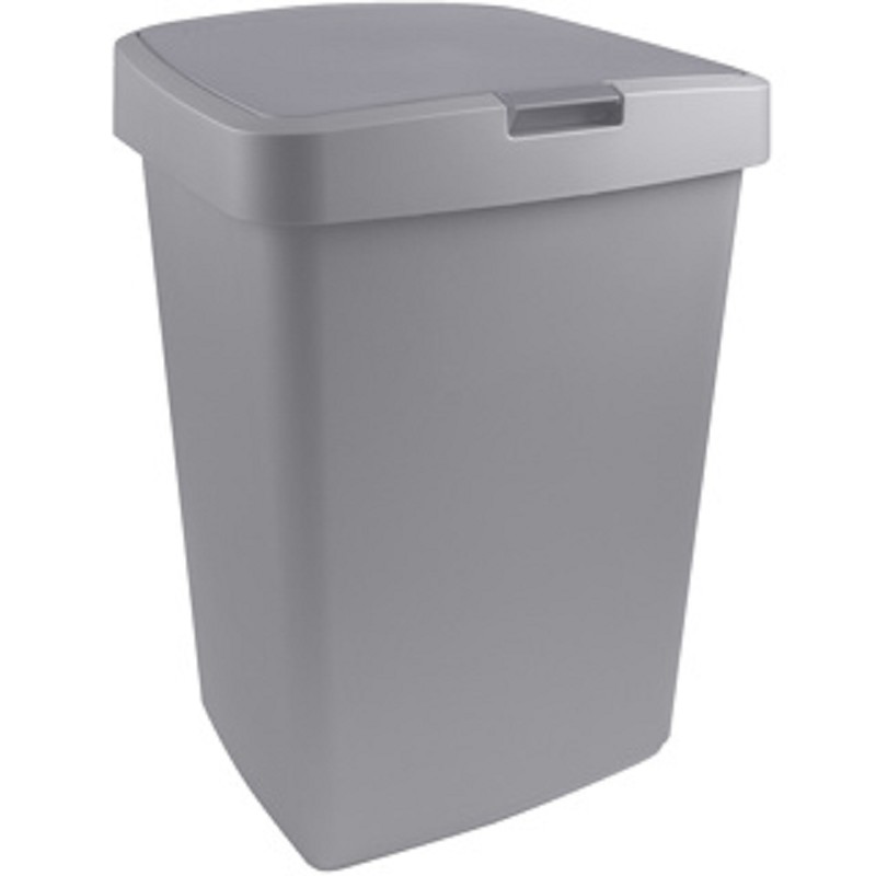 50L Gray Sunware Plat Delta Garbage Can