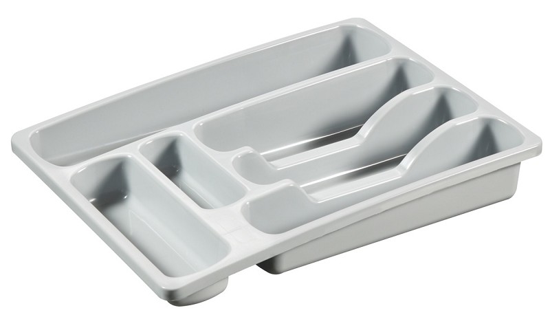 6-Compartment 36x29cm Medium Cutlery Tray