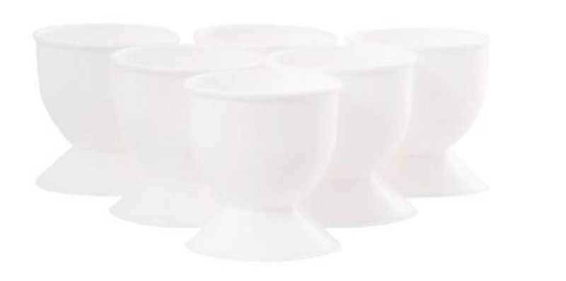 Kwikkie Plastic Egg Cup White per piece