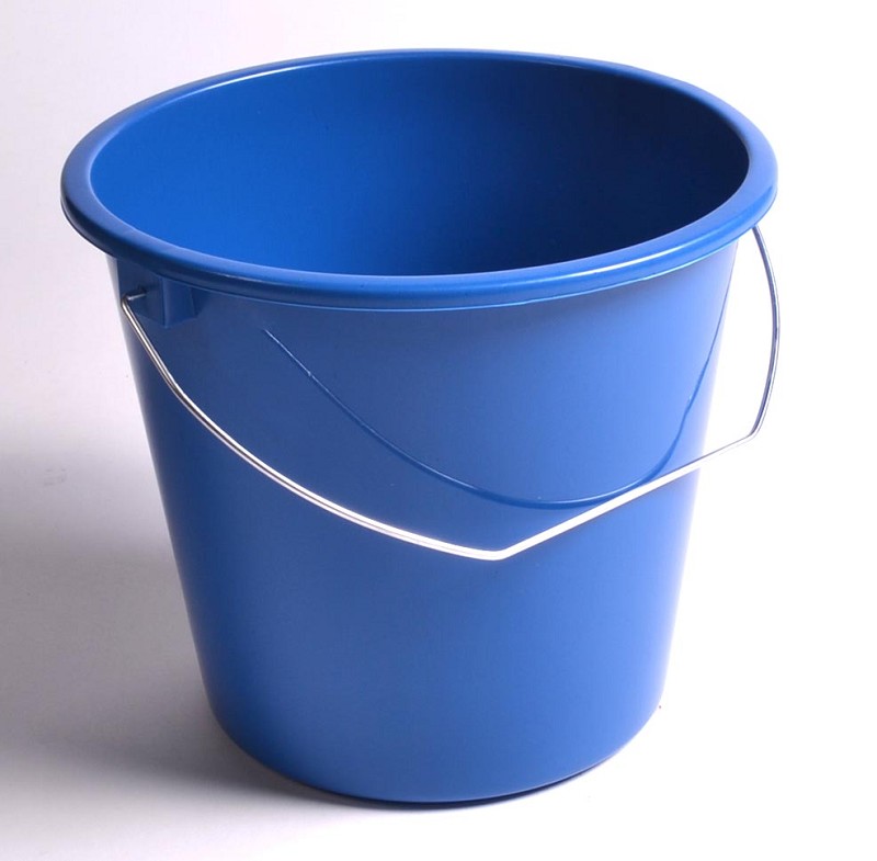 5L Plastic Bucket Blue