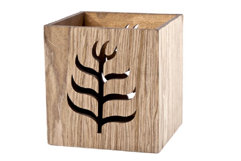 Countertop Wooden Waste Bin