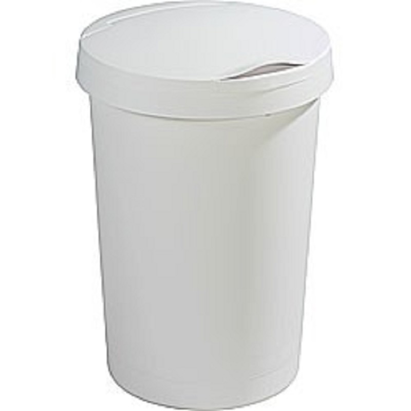 Waste bin 45L Sunware White Flat Lid