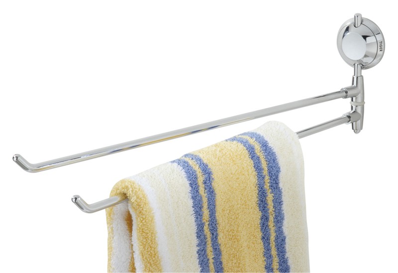 2-Arm towel rack Tiger Chrome Torino
