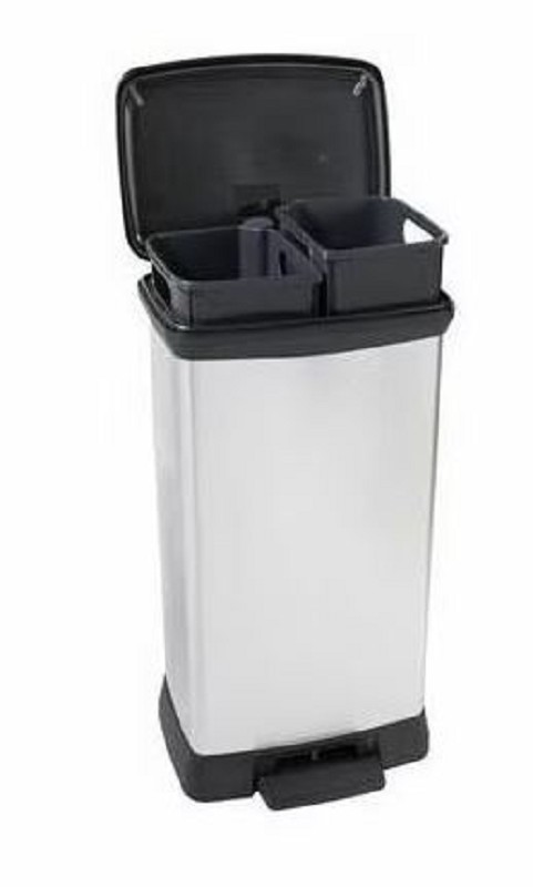 Curver Deco Duo Bin Pedal Bin 23+23L