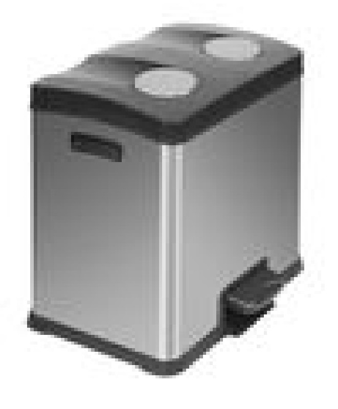 Garbage bin 2x12 Ltr