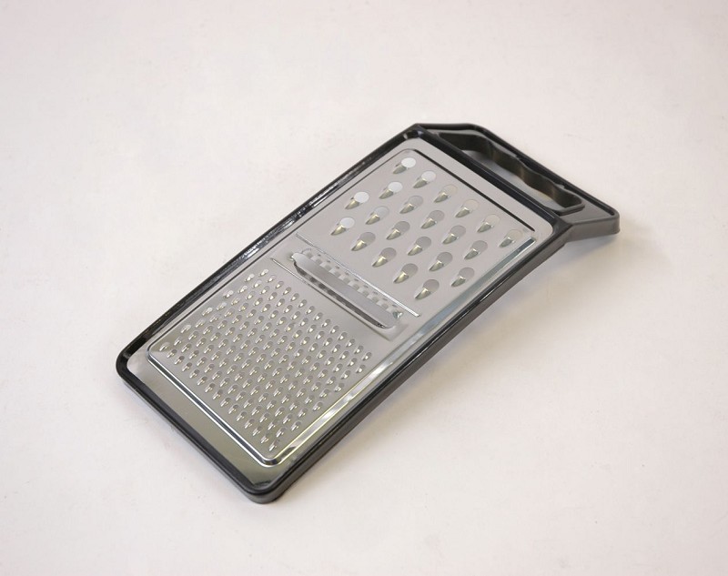 Vegetable grater 3 pieces Plastic Black Border