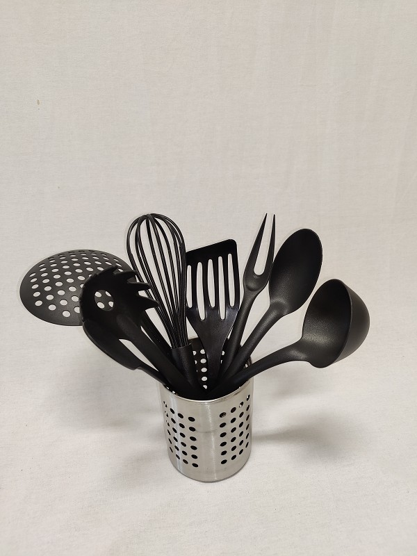 Kitchen Utensil Set 9-piece with Holder