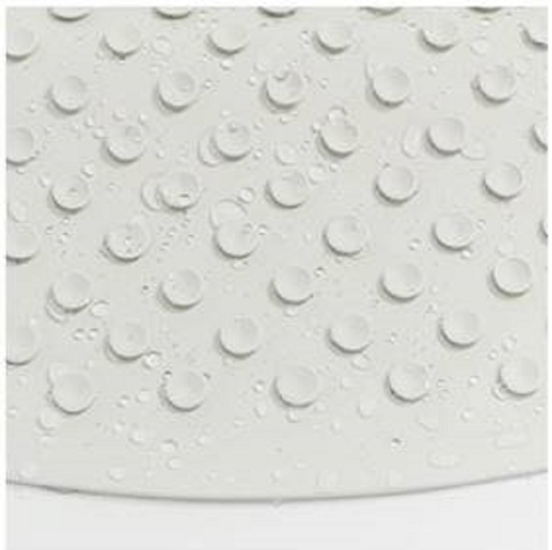 Shower Mat Anti Slip Rubelle 52x52cm White