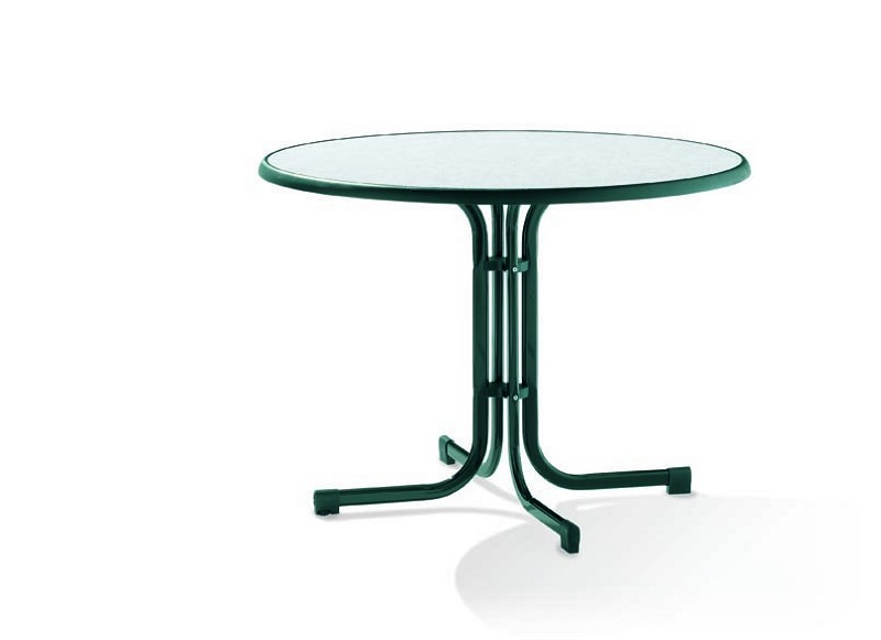 Round Folding Table 100cm Sieger Green