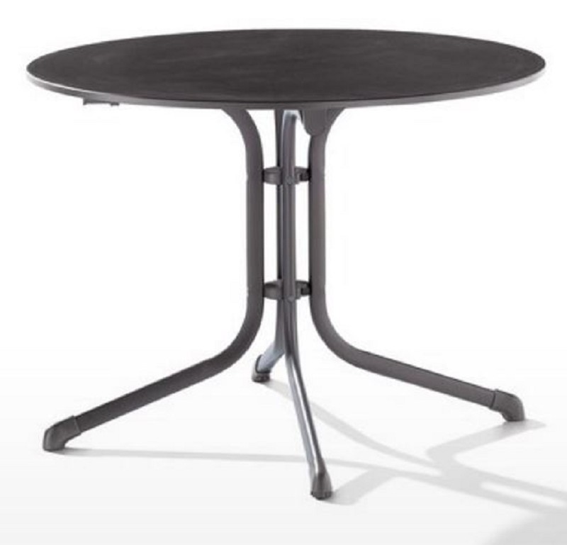 Round Folding Table 100cm Sieger Gray