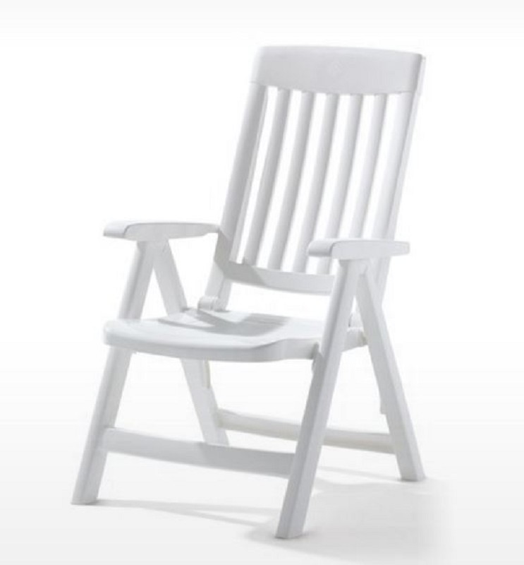 Reclining Chair Sieger Palma White