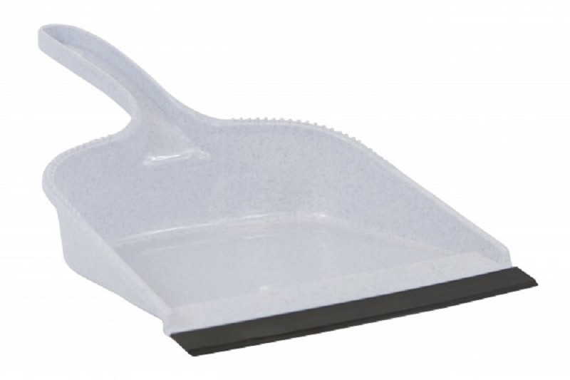 Rubber broom with handle
