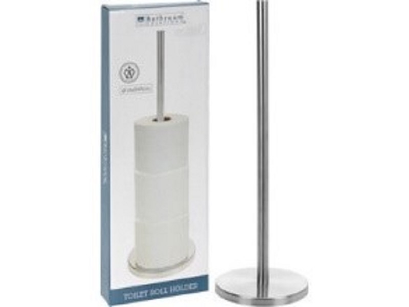 Freestanding Toilet Roll Holder Stainless Steel