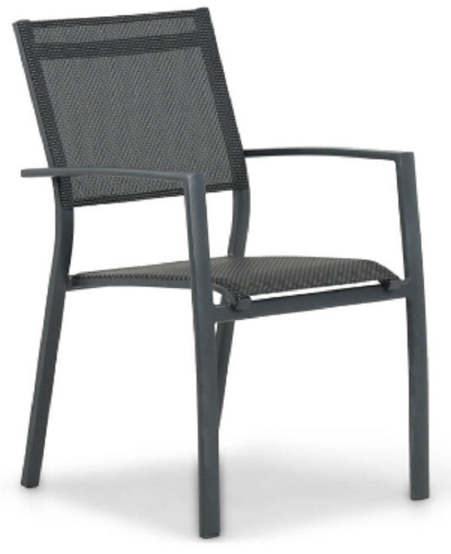 Sella Stacking Chair Aluminum Textilene