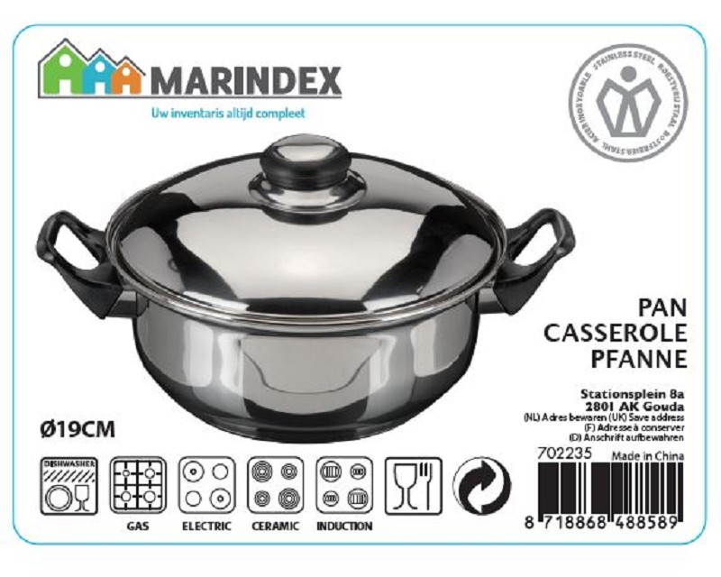 Cooking pot Marindex Bakelite 20cm