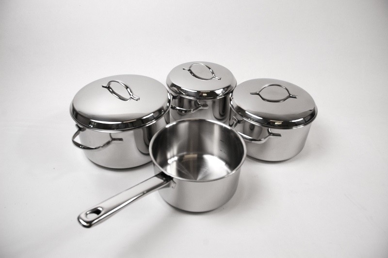 4-piece cooking set 18/22 + Steel handle Marin Zurich