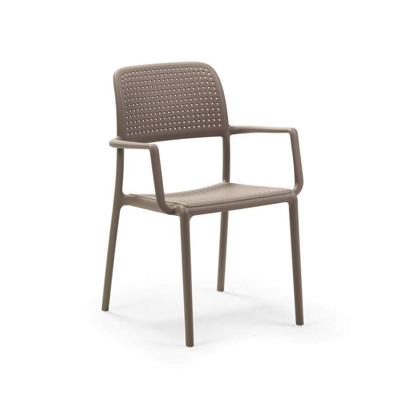 Stackable chair Nardi Bora Taupe
