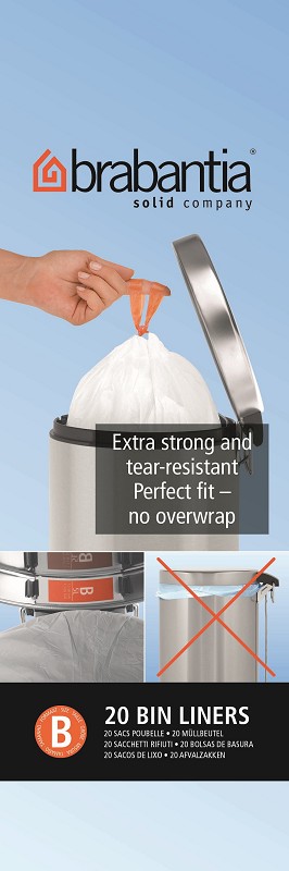 Brabantia Waste Bags B/ 5L x20