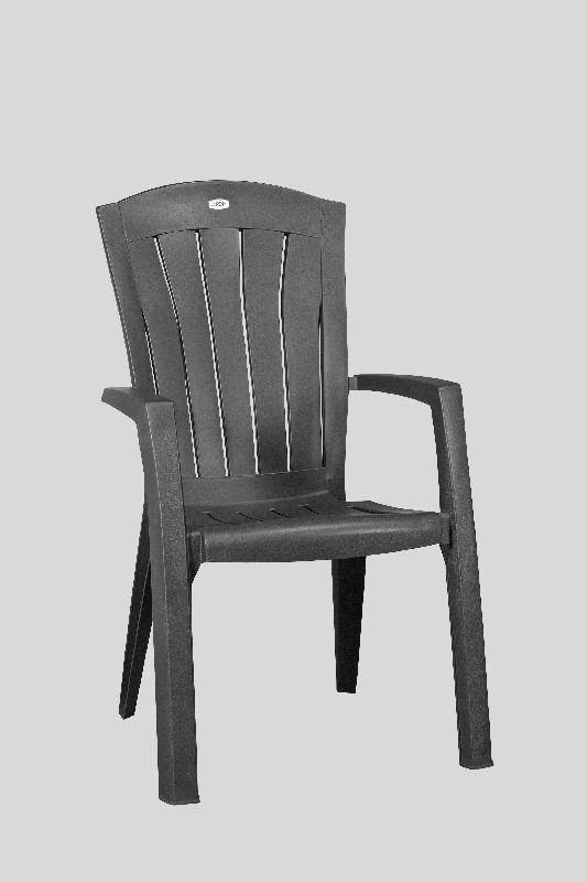 Stackable Chair Santorini Jardin Graphite