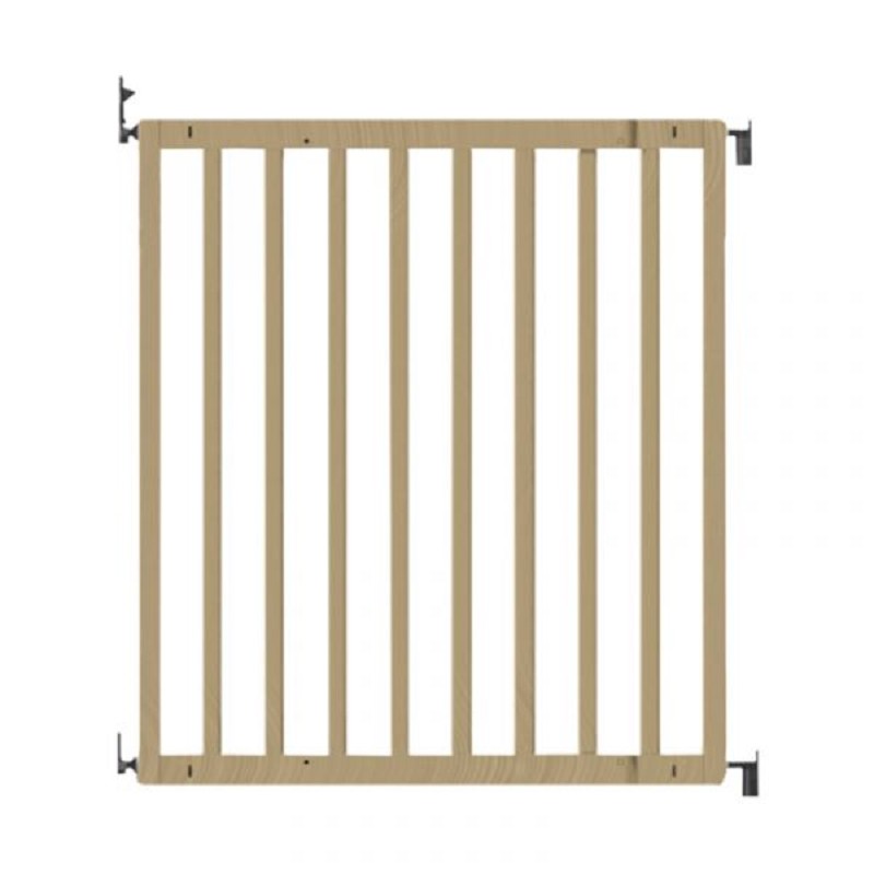Europe Baby Solid Beech Safety Gate - Natural