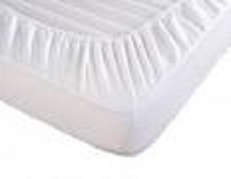 Fitted Sheet Molton 80x200x25 White