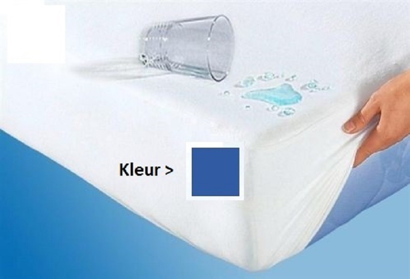 Fitted Sheet Terry Cloth 80x200x25 Blue PU