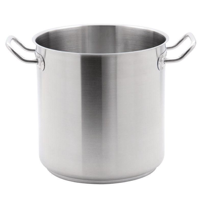 Vogue Stainless Steel Cooking Pot 24cm High Model 10.5L