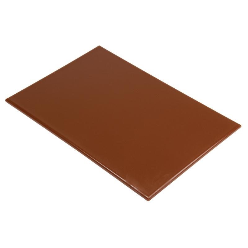 Hygiplas Color-Coded Cutting Board Brown 45x30