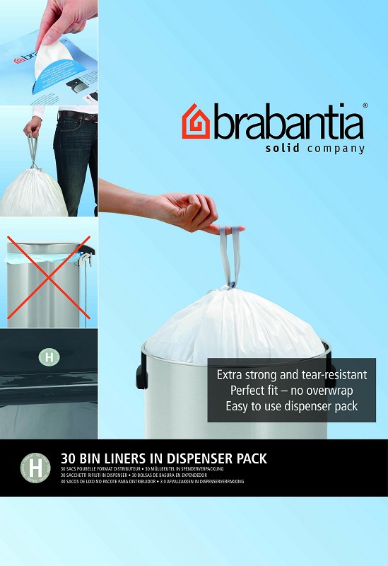 Brabantia Waste Bags H/ 50-60L x30