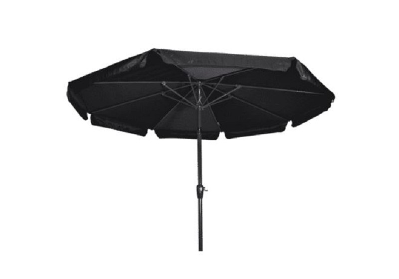 Parasol 3m Black fiberglass
