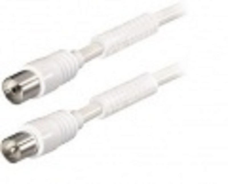 TV Coax Cable White 1.5m