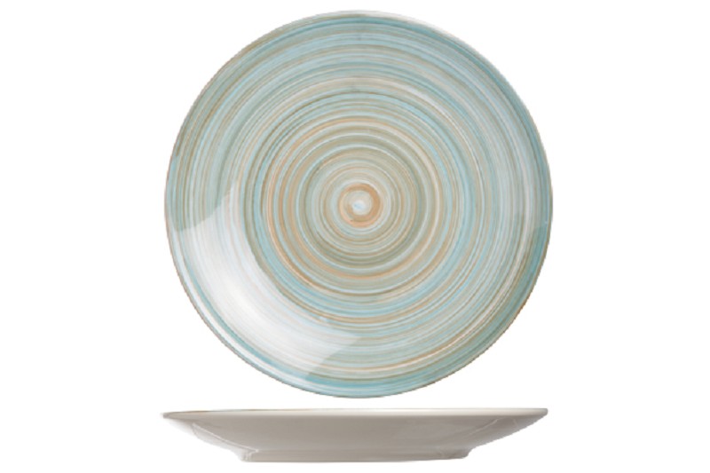 Turbolino Blue Flat Plate D27cm