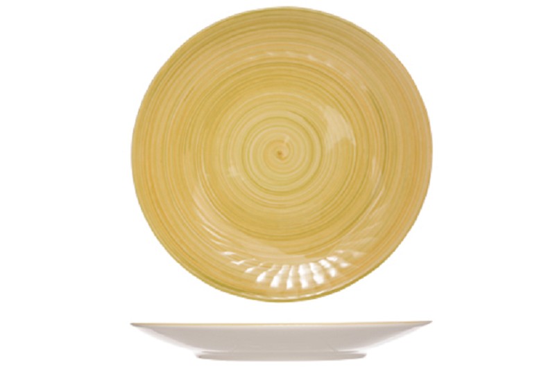 Turbolino Yellow Flat Plate D27cm
